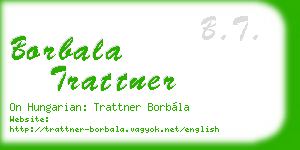 borbala trattner business card